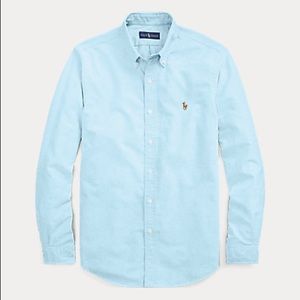 Ralph Lauren Aegean Blue Button Down - L